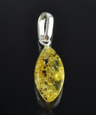 Кулон Янтарь "Золотой дождь" арт.ЯК-517