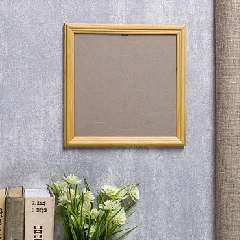 Фоторамка дерево 20х20 см, сосна, с небьющимся стеклом