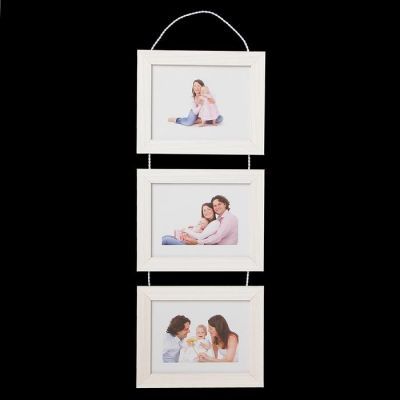 Фоторамка на 3 фото 15х20 см подвесная 5N белый