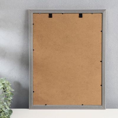 Фоторамка пластик 30х40 см "Рисунок древесины" с медной обводкой 43,5х33,5 см