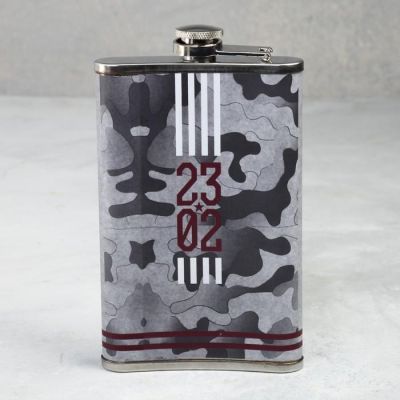 Подарочный набор «23.02»: фляжка 300 мл, ручка