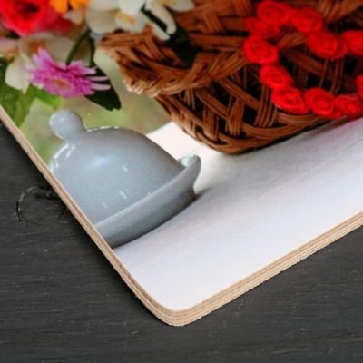 Доска разделочная «Букет», 25×16,5×0,4 см