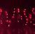 Гирлянда уличная "Бахрома" (Ш:4 м, В:0,6 м, нить темная, красный) Гирлянда уличная "Бахрома" (Ш:4 м, В:0,6 м, нить темная, красный)