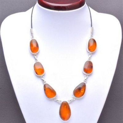 Колье Янтарь "Балтийская осень" арт. ЯК-1442