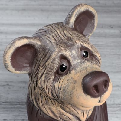 Копилка "Медведь", акрил, коричневый цвет, 38 см