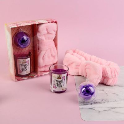 Набор подарочный свечи с ароманабором «Для тебя », 14 х 15,5