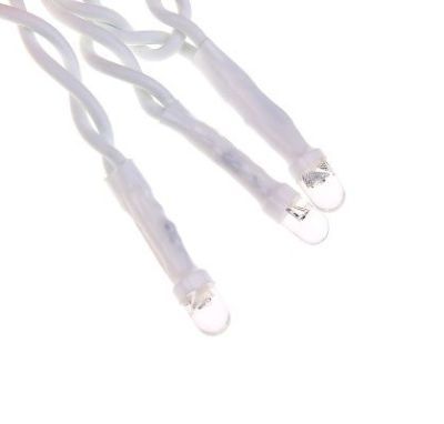 Гирлянда уличная "Бахрома" (Ш:3 м, В:0,6 м, нить белая)