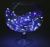 Гирлянда "Метраж" уличная, комнатная (Д: 20 м, нить белая, моргает. бело-синий)