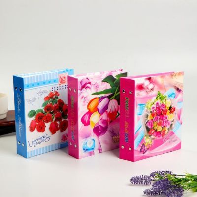 Фотоальбом на 200 фото 10х15 см "Романтика", микс