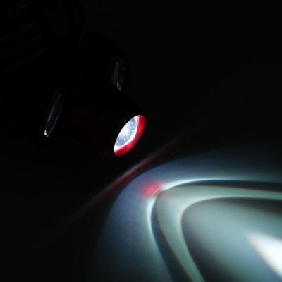 Фонарь налобный аккумуляторный "Мастер К", 1200 mAh, 4 режима, 7.5 х 8 см, микс