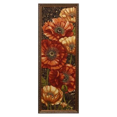 Гобеленовая картина "Ноктюрн маки" 42*105 см