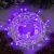 Гирлянда «Нить» 10 м, IP20, белая нить, 100 LED, свечение фиолетовое, 8 режимов, 220 В