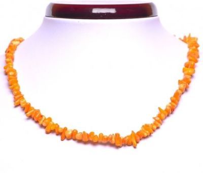 Бусы Коралл "Огненная Страсть" арт. НКО-6(8)-45-5