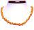 Бусы Коралл "Огненная Страсть" арт. НКО-6(8)-45-5