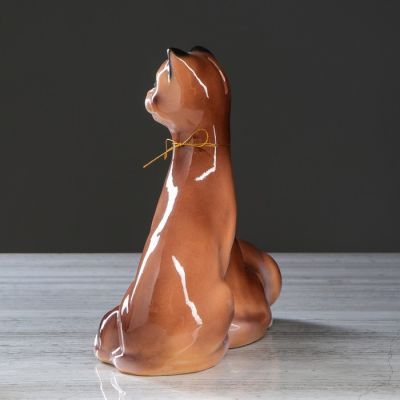 Копилка "Семья котов", покрытие лак, коричневая, 27 см