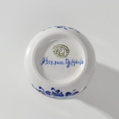 Вазочка "ГРАЦИЯ", гжель