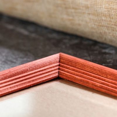 Фоторамка с 20 25х25 см, махагон