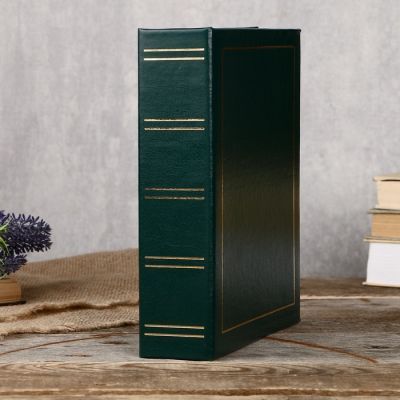 Фотоальбом Fotografia на 100 фото, 15x21 см "Классика" зелёный