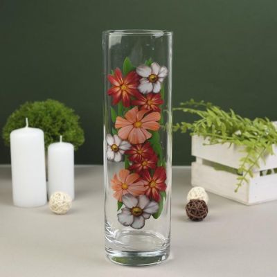 Ваза FLORA "Весенний букет" 7,5х26,5 см МИКС