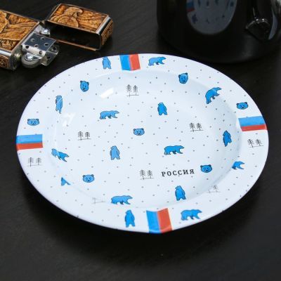 Пепельница «Россия», Ø 13 см