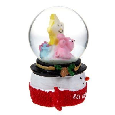 Сувенир водяной шар "Все сбудется.Зайка и звездочка" (d=4,5 см)