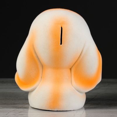 Копилка "Слоник Нема", глянец, белый цвет, 19 см