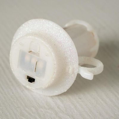 Набор светодиодных фигур «Свеча в чашке» 7 × 8 × 6 см, пластик, батарейки AG13х3, свечение мульти (RGB)