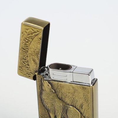 Зажигалка газовая "Волк", пьезо, 5,5x3,5 см