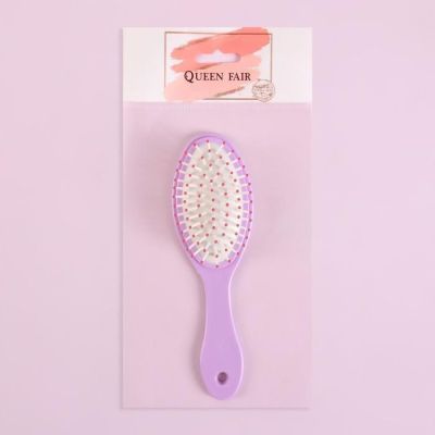 Расчёска массажная, 5,4 × 17,6 см, рисунок МИКС