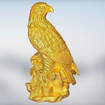 Копилка "Орел золотой на скале", 30 см