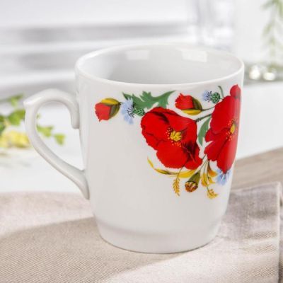 Кружка «Маки красные», 350 мл