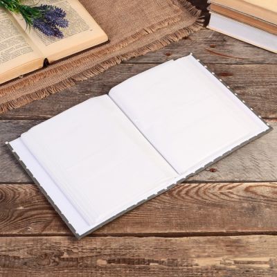 Фотоальбом на 200 фото 10х15 см "Горошек" текстиль МИКС 22,5х18,7х5,5 см