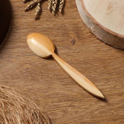 Ложка десертная, можжевельник