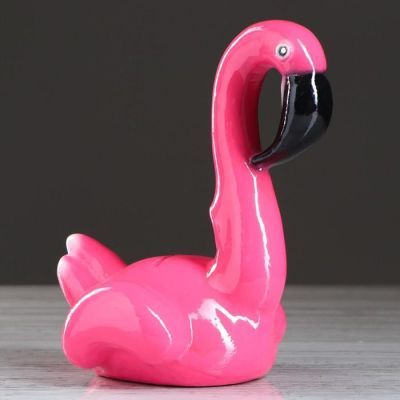 Копилка "Фламинго", розовый цвет, 20,5 см,
