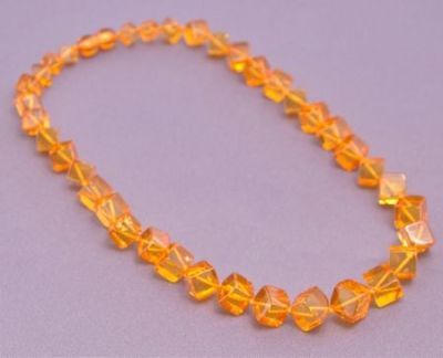 Бусы Янтарь "Кубизм" арт. п120