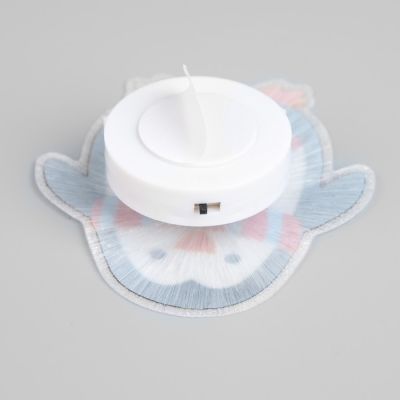 Светодиодная игрушка на липучке «Пингвин» 7.5 × 8 см, батарейки LR44х3, свечение мульти