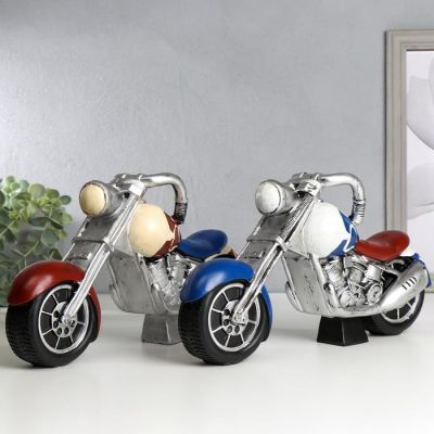 Копилка полистоун "Ретро байк" МИКС 18,5х34х9 см