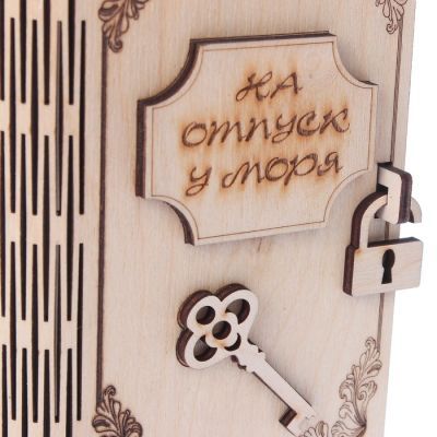 Копилка дерево "На отпуск у моря" 17,5х12х5,5 см