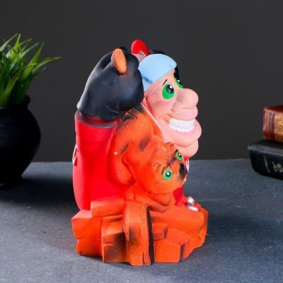 Копилка "МЧС №1" красный 12х20см