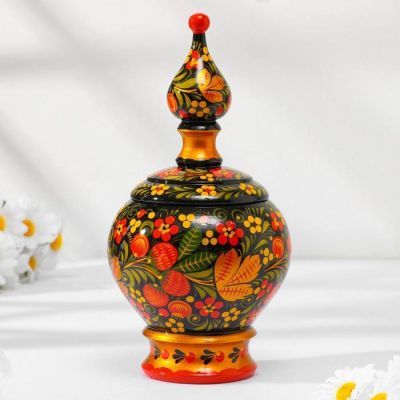 Орешник, 23,5х13см, хохлома