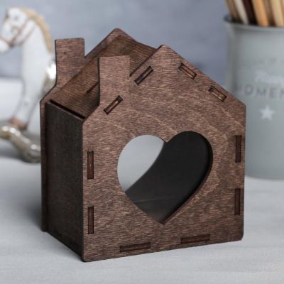 Копилка фигурная «Домик», 11.5 × 10 см
