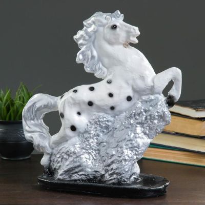 Копилка "Конь" 34х33см белый