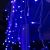 Гирлянда «Бахрома» 4 × 0.6 м, IP44, белая нить, 180 LED, свечение синее, 8 режимов, 220 В