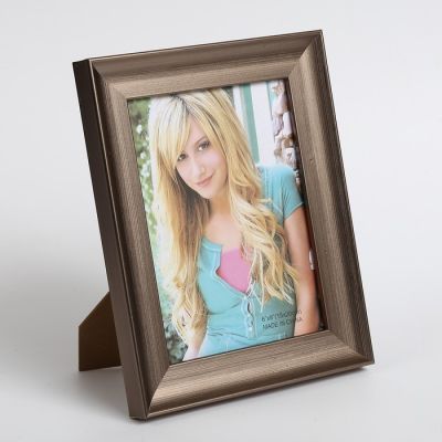 Фоторамка пластик 15х20 см "Широкий серебристый багет" 26,6х21,6х2,4 см