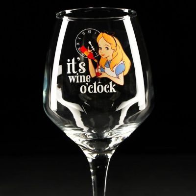 Бокал для вина "It's time o'clock"