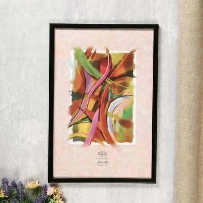 Фоторамка из пластика Черный 189 30х45 14мм/ прямой(24)