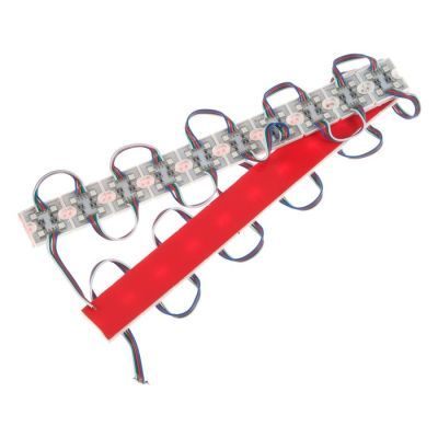 Светодиодный модуль SMD5050, 4 LED, 15 Lm/1LED, 1,4W/модуль, IP65, 12V RGB, набор 20 шт.