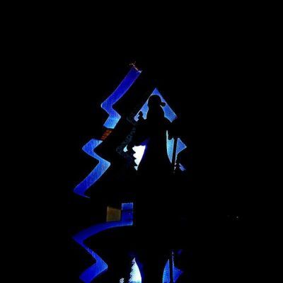 Световой декор на подвеске «Ёлка» 14×14×2 см