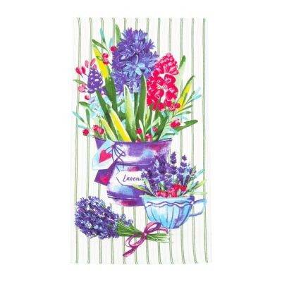 Набор полотенец кух. "Доляна" Любимая мама 35х60см-4шт, 100% хл