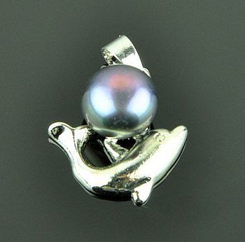 Подвеска Жемчуг  "Фантазия" арт.пНЖМ-1238